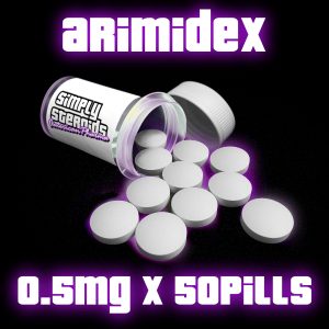 Arimidex 0.5mg x 50 Pills – USA