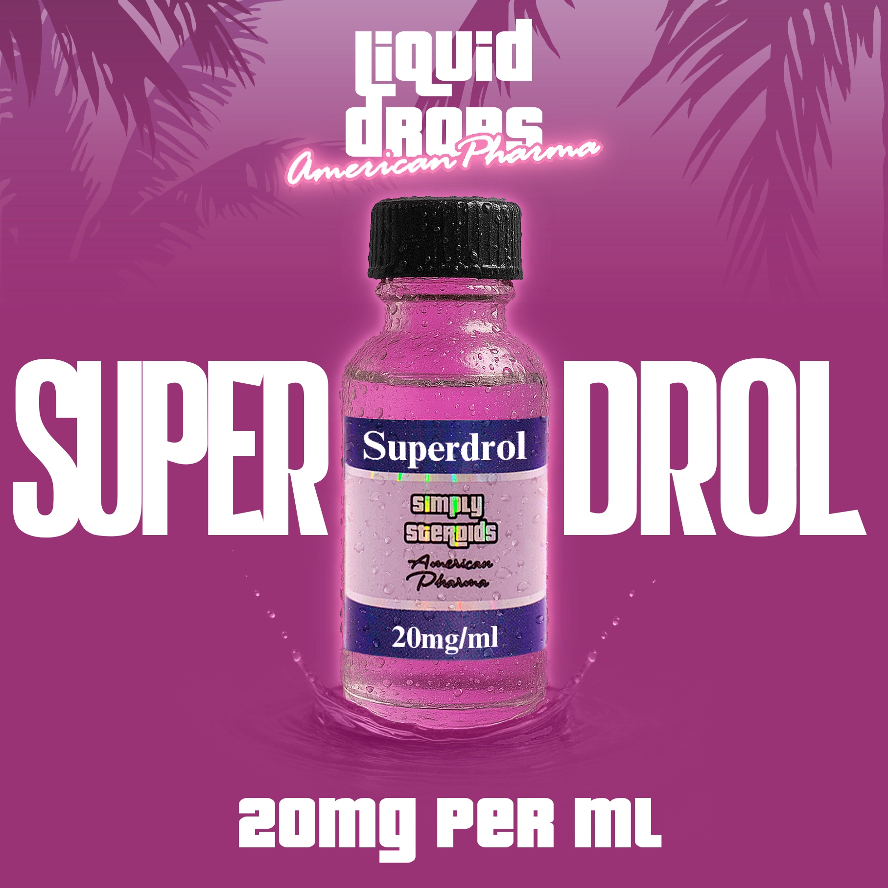 Superdrol 20mg/ml x 30ml Liquid Oral Drops (USA)