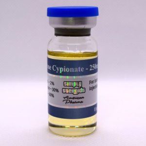 Alternative view of Testosterone Cypionate 250mg/ml – 10ml Vial