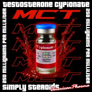 MCT – Testosterone Cypionate 250mg/ml – 10ml Vial