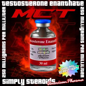 MCT – Testosterone Enanthate 250mg/ml – 30ml Vial